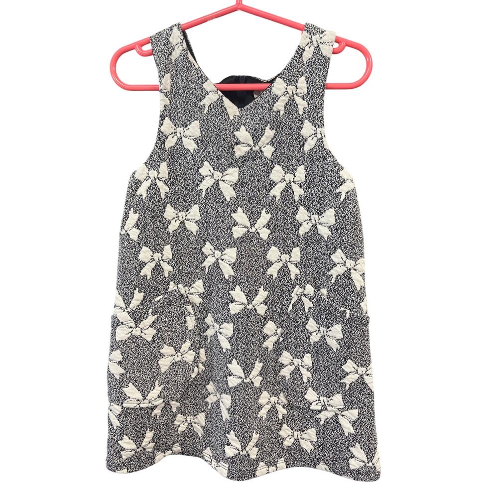 Black and White Sleeveless Dress w/ Bows - Rare Editions - 3T